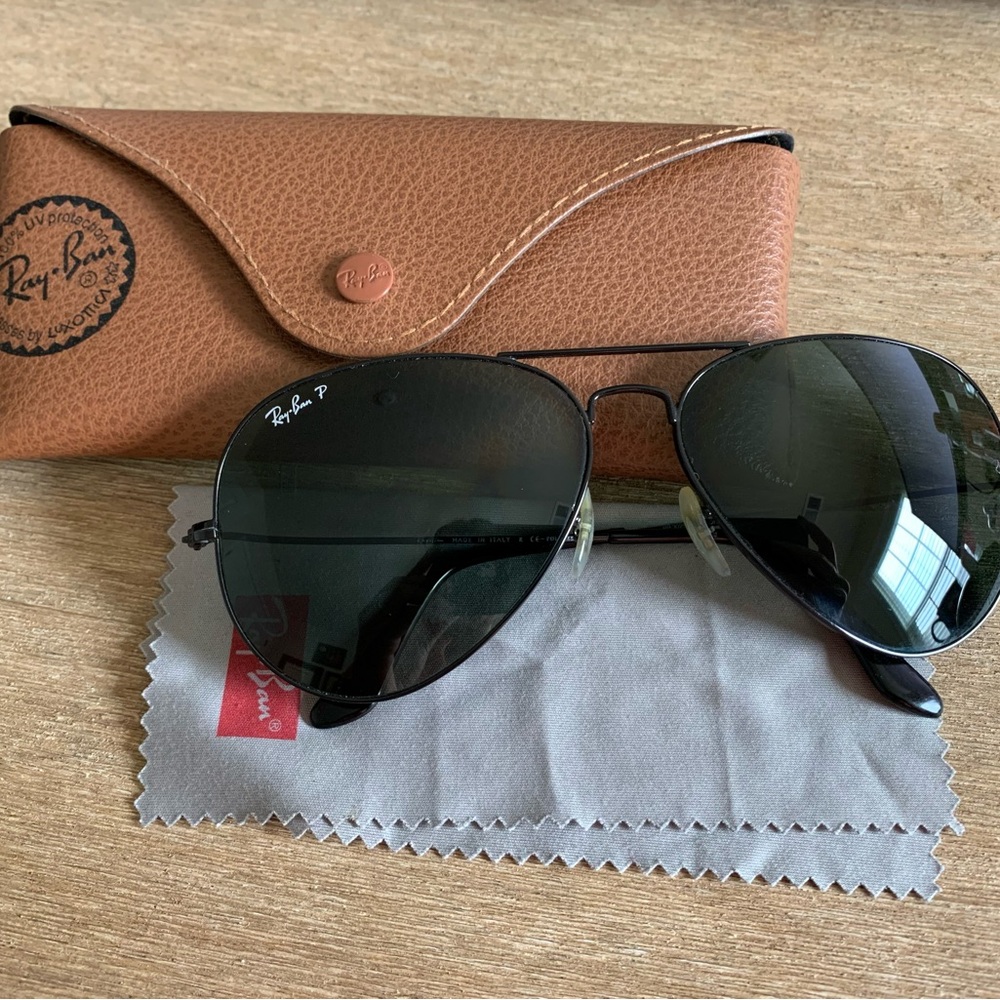 Ray Ban Aviator Total Black sunglasses